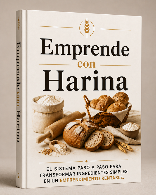 Emprende con Harina Paso a Paso + 2 Bonos + Asistente 24/7